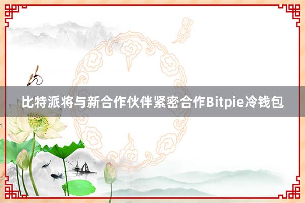 比特派将与新合作伙伴紧密合作Bitpie冷钱包