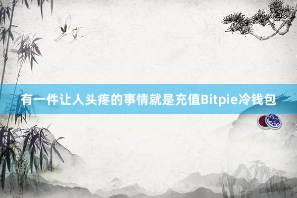 有一件让人头疼的事情就是充值Bitpie冷钱包