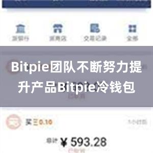 Bitpie团队不断努力提升产品Bitpie冷钱包