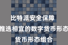 比特派安全保障  为其推选相宜的数字货币形态组合